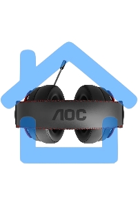 Гарнитура игровая AOC GH300 черный+красный