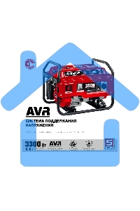 Электрогенератор бензиновый ЗУБР СБ-3300, 3.3 кВт, 72 дБ, 44 кг