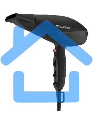 Фен Hyundai H - HDI0750 2200Вт черный/черный