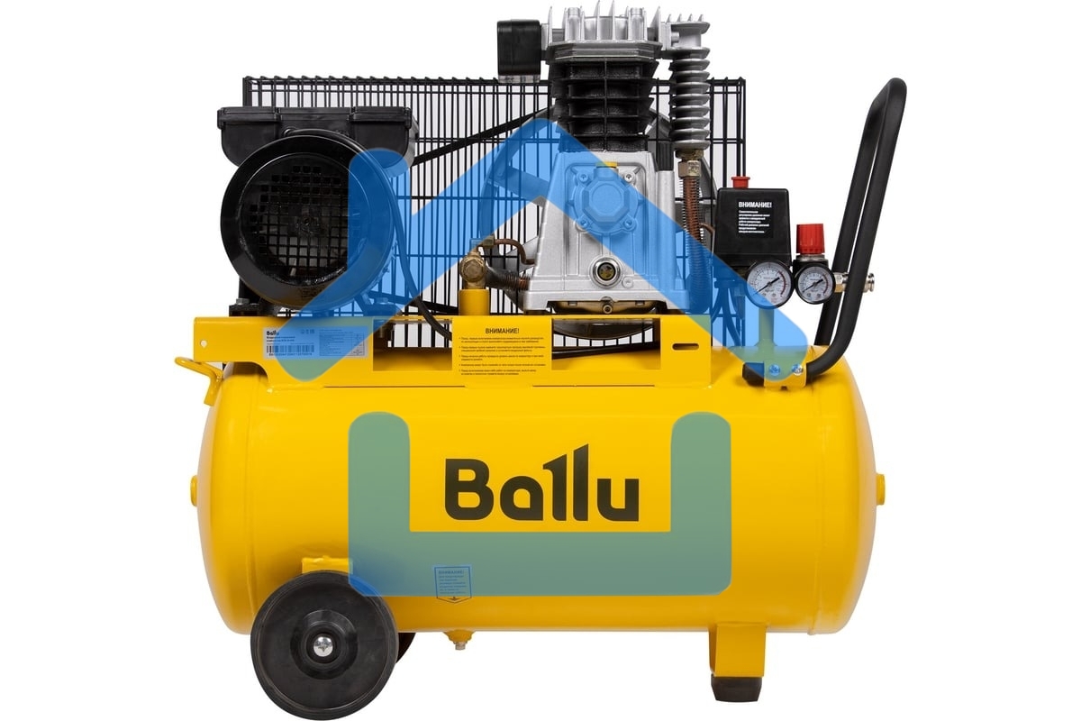 Компрессор воздушный ременной масляный Ballu BCB-50-440 желтый