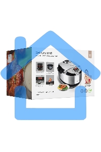 Мультиварка Galaxy Line GL 2648, серый, индукционная, объем 4 л, 1350 Вт, 11 программм