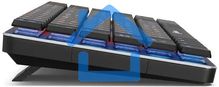 Клавиатура Oklick K615X (1934413) проводная, USB, серый + серебристый