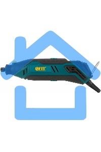 Гравировальная машина FIT DG-130PL, 130 Вт, 10000-35000 об/мин, 2,4/3,2 мм, БС щеток, набор насадок 210 шт., кейс