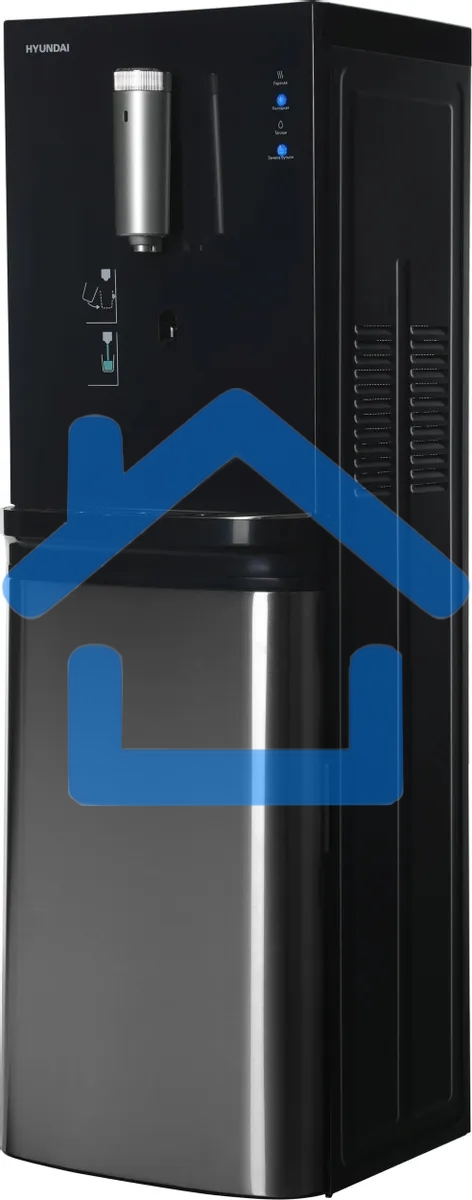 Кулер Hyundai AquaSense UV H-WD7825C напольный компрессорный графитовый