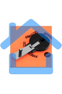 Рулетка геодезическая, 30 м х 12,5 мм, лента ПВХ, закрытый круглый корпус Sparta