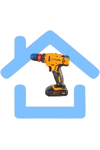 Дрель-шуруповерт Вихрь ДА-18Л-2КC 72/14/34, Аккумуляторная, 18В, 2 АКБ, Кейс