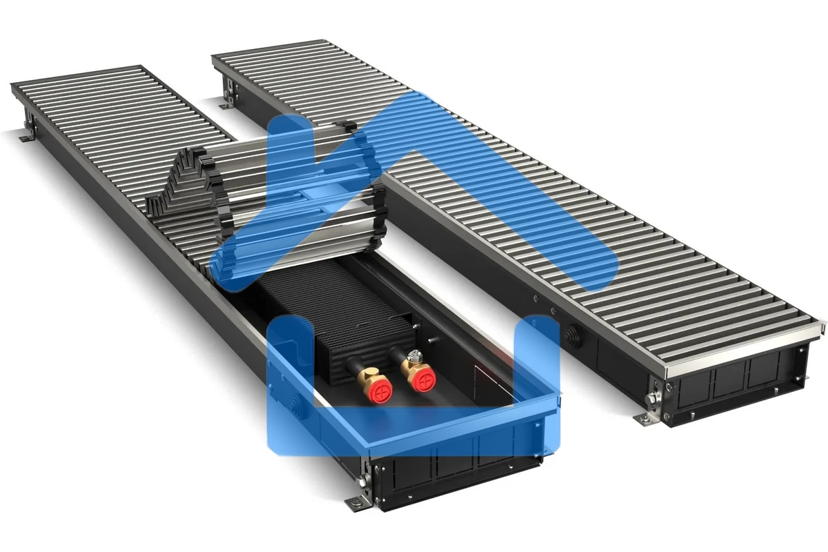 Конвектор внутрипольный Royal Thermo ATRIUM-75/200/1000-DG-U-NA
