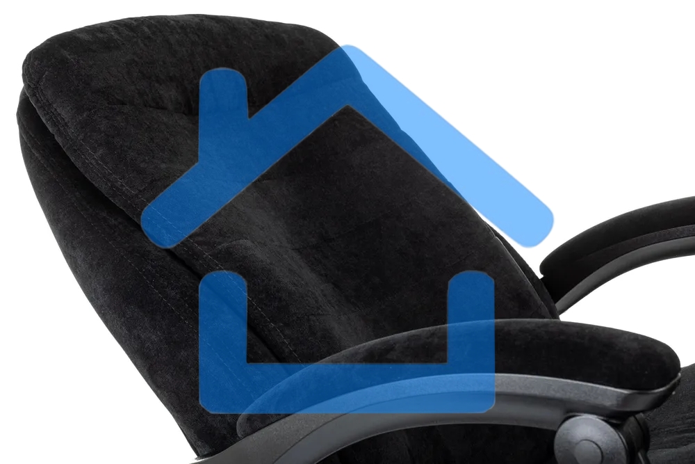 Кресло руководителя Бюрократ T-9950MSG-F/BLACK-PU черный