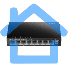 Коммутатор 8-Port 10/100 Mbps Desktop Switch, 8 10/100M RJ45 Ports, Loop Detection, Metal Case, Power Saving, Plug & Play