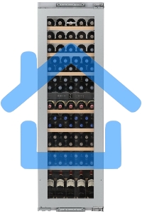 Встраиваемый винный шкаф Liebherr EWTdf 3553-26 001, нержавеющая сталь