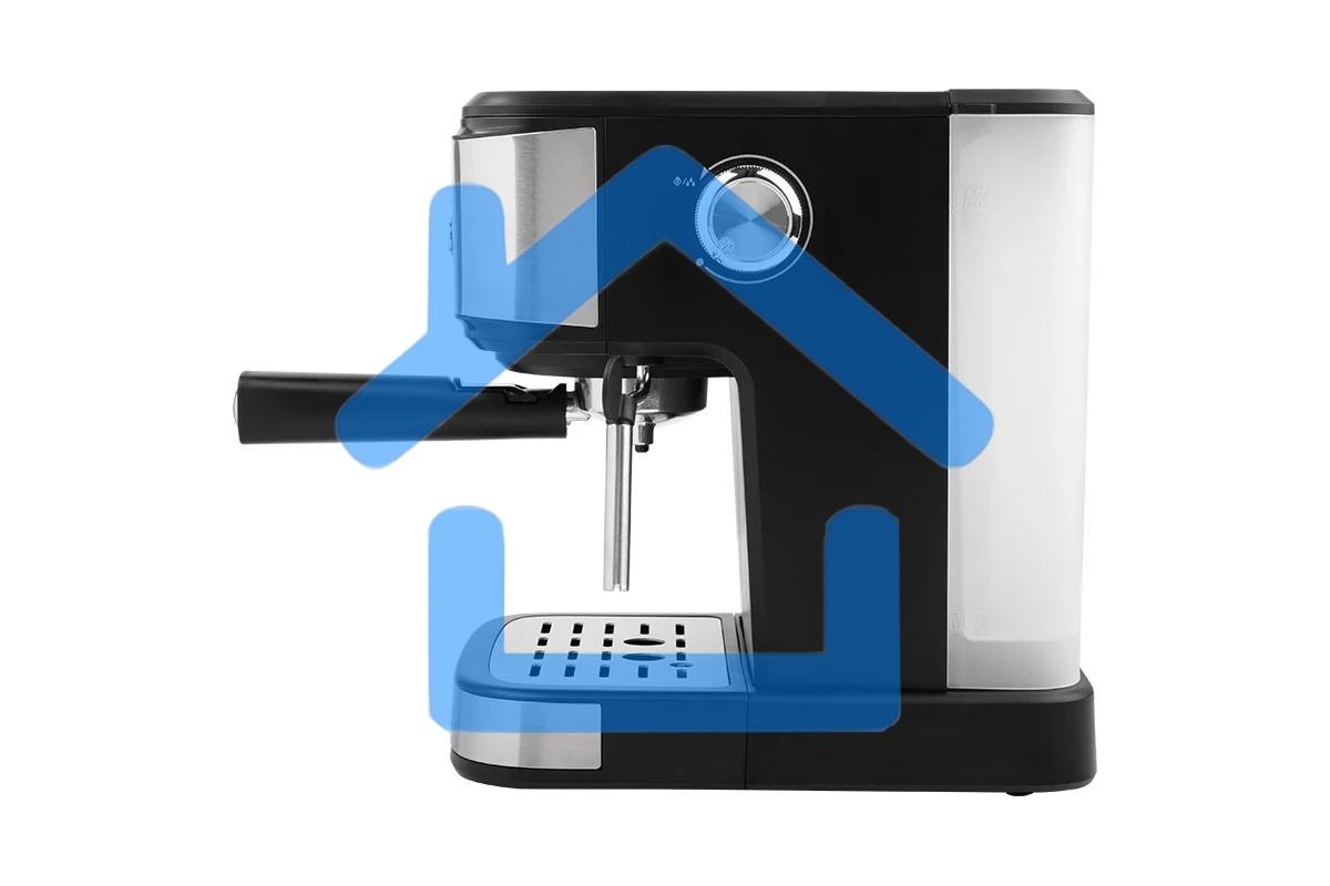 Кофеварка рожковая ENERGY EN-264R (108170) стальной/черный, исп. кофе - молотый, 1.5 л, 1100 Вт, 20 бар