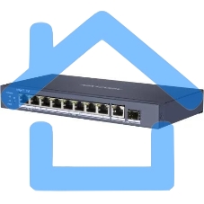 Коммутатор Hikvision DS-3E0510HP-E неуправляемый