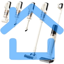 Вертикальный моющий пылесос Dreame Trouver K30 Mix белый, 7*2600 mAh, 300Вт, сухая/влажная уб., 500 мл., работа от АКБ max 30 мин