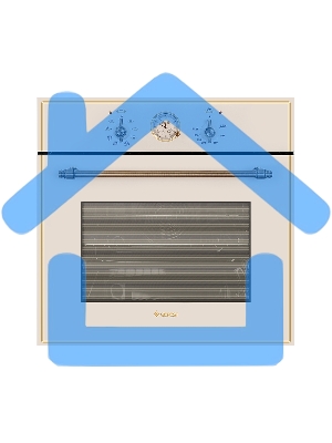 Духовой шкаф электрический встраиваемый Gefest ЭДВ ДА 622-02 В85 кремовый