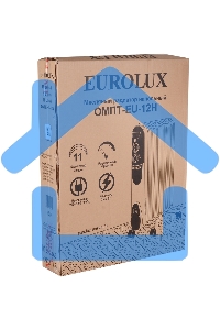 Обогреватель масляный EUROLUX ОМПТ-EU-12Н (12 секций) белый, 2500 Вт, 30 м2, термостат 67/3/20