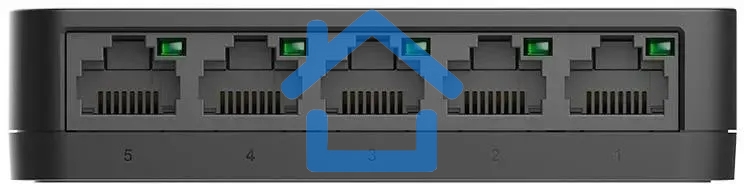 Коммутатор D-Link DGS-1005A Unmanaged Switch 5x1000Base-T, plastic case