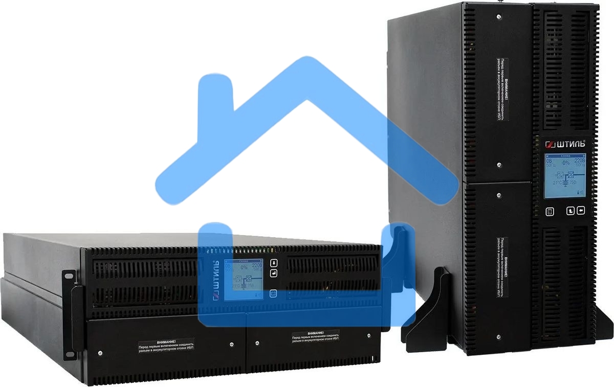 Источник бесперебойного питания Штиль ST1110SL 8000Вт 10000ВА серый