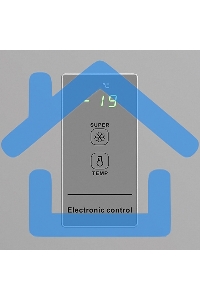 Морозильный ларь Willmark CF-390IDG серый, 293л
