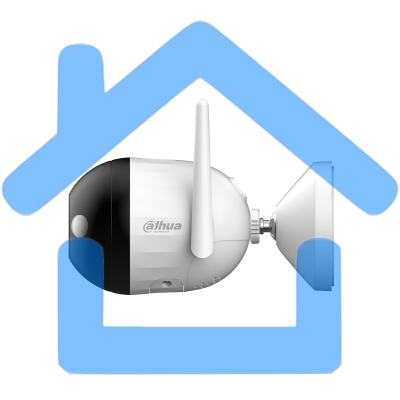 Уличная цилиндрическая IP-видеокамера с LED-подсветкой до 30м и Wi-Fi DAHUA 2Мп; 1/3” CMOS; объектив 2.8мм; чувствительность 0.005лк@F1.6; сжатие: H.265+, H.265, H.264+, H.264, MJPEG; 2 потока до 2М
