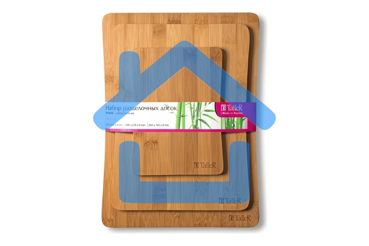 Доска разделочная TalleR TR-52216 набор 3 пр. Материал: бамбук