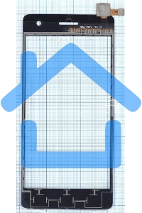 Сенсорное стекло (тачскрин) для Micromax Canvas Knight A350, черное