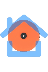 Рулетка геодезическая, 30 м х 12,5 мм, лента ПВХ, закрытый круглый корпус Sparta