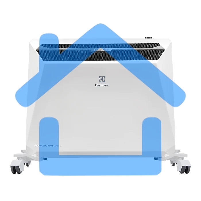 Конвектор комплект Electrolux Rapid Transformer ECH/R-1000 T-TUM3 белый, 1000 Вт, 15 м2, термостат