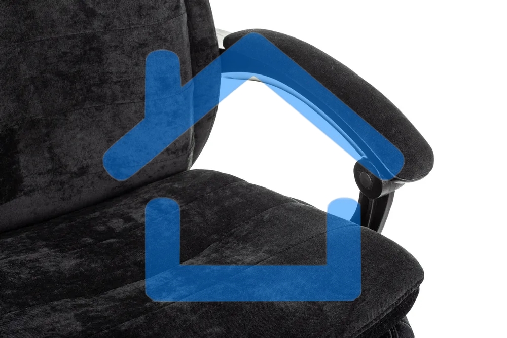 Кресло руководителя Бюрократ T-9950MSG-F/BLACK-PU черный