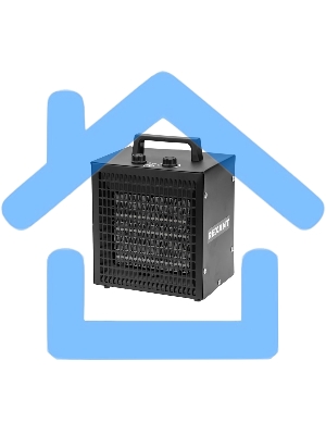 Пушка тепловая электрическая Rexant 60-0042 квадратная, PTC, 3кВт