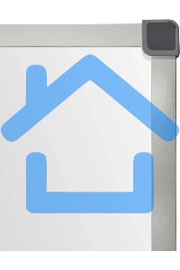 Доска магнитно-маркерная Silwerhof, лак, белый 100x150см, алюминиевая рама, лоток для аксессуаров