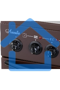 Плита электрическая Лысьва EF4006MK00 коричневый, конфорок 4 электрических, духовка 57 л, 50 см x 84 см x 60 см (без крышки)