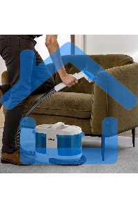 Пылесос моющий Kitfort КТ-5376 170Вт голубой/белый