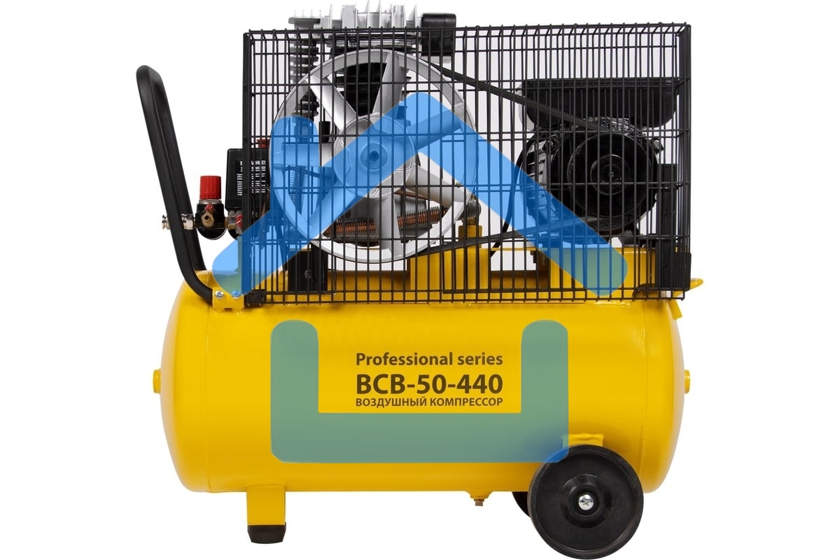 Компрессор воздушный ременной масляный Ballu BCB-50-440 желтый