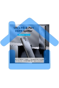 Разветвитель - сплиттер Vention HDMI 19F/8x19F на 8 мониторов