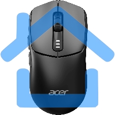 Мышь беспроводная Acer OMR312 черный, 3200 dpi, радиоканал, Bluetooth, USB, кнопки - 5