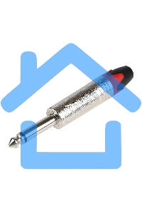 Комплект кабельных разъемов Wize WCJM6.3M-5 Jack 6.3 мм, моно (вилка), 5 шт. в комплекте