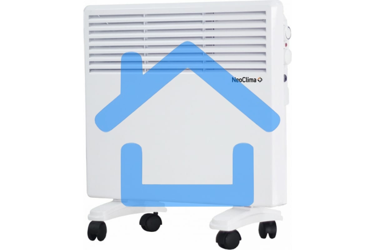 Конвектор Neoclima Intenso 1500 белый, 1500 Вт, 20 м2, термостат