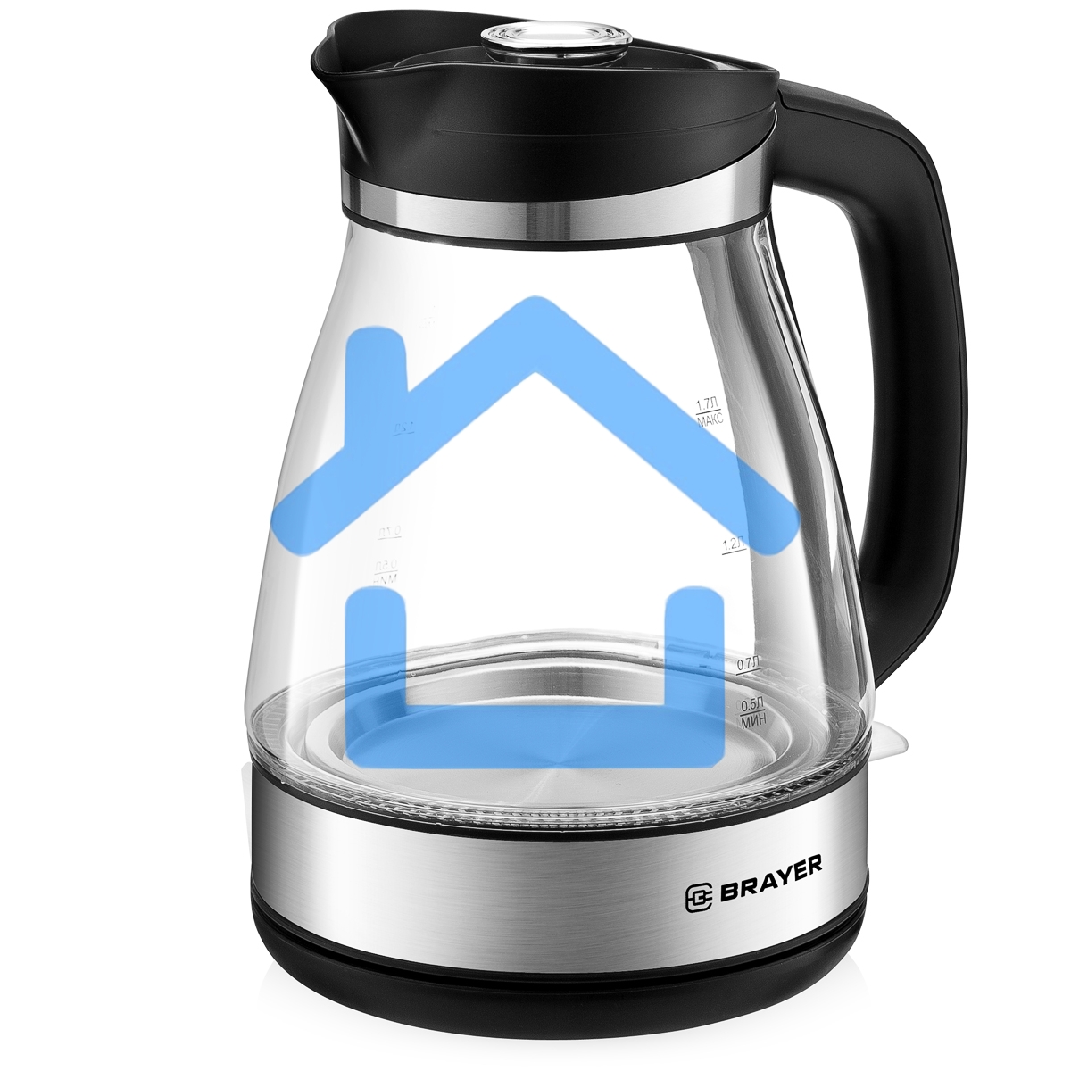 Чайник электрический BRAYER BR1048, 2200 Вт, 1,7 л