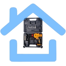 Дрель-шуруповерт Вихрь ДА-18Л-2КC 72/14/34, Аккумуляторная, 18В, 2 АКБ, Кейс