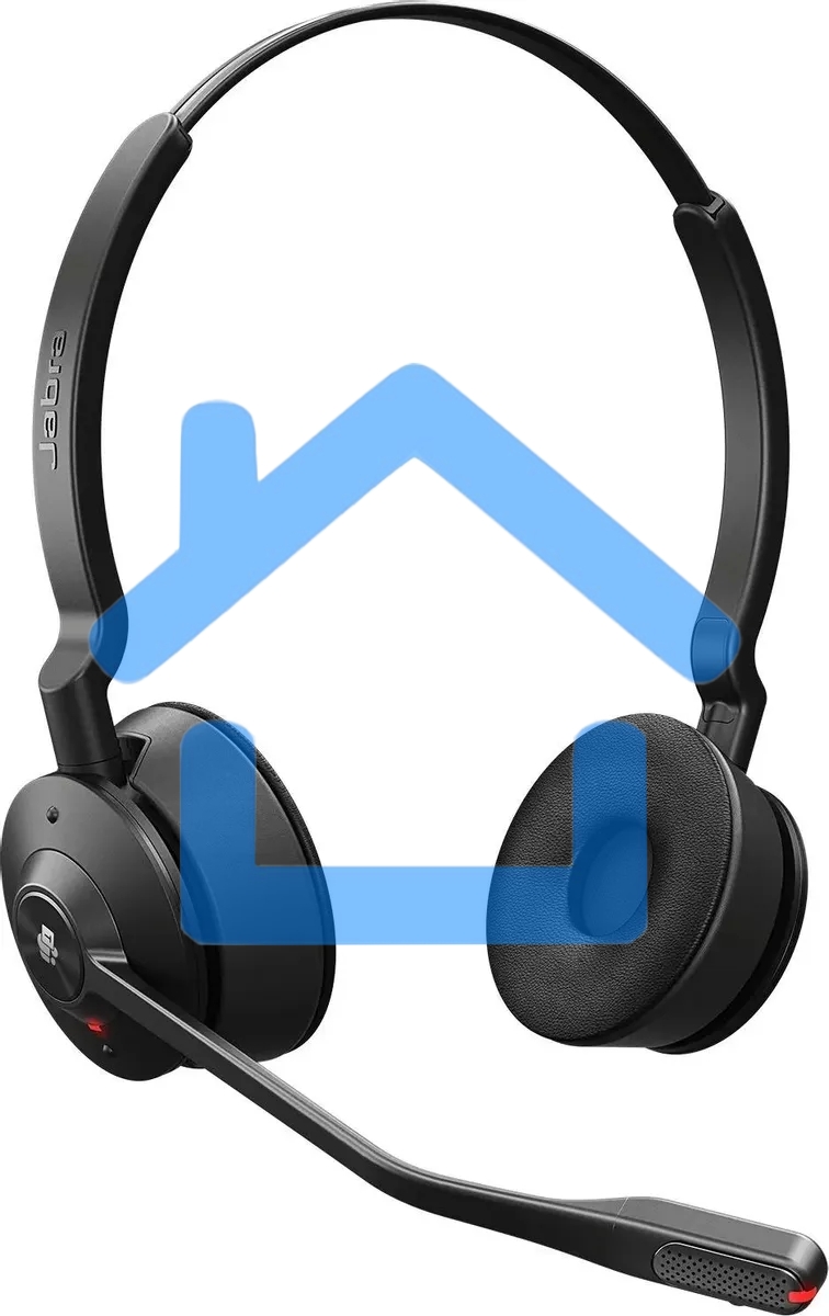 Наушники с микрофоном Jabra 55 черный накладные Radio оголовье (9559-450-111)