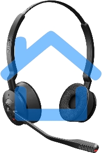 Наушники с микрофоном Jabra 55 черный накладные Radio оголовье (9559-450-111)