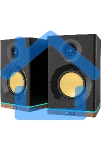 Акустическая система Оклик OK-605A 2.0 черный 60Вт BT