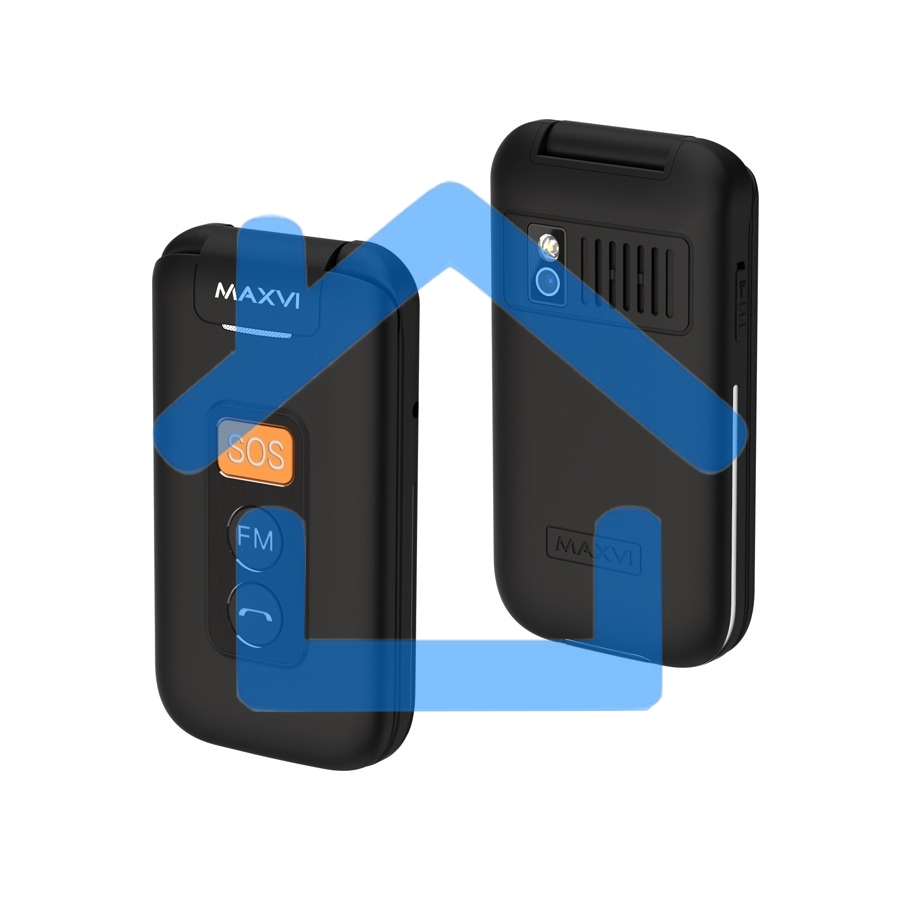 Мобильный телефон Maxvi E5 up черный