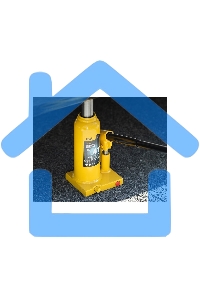 Домкрат бутылочный гидравлический Deli DQ71004 макс.грузоподъемность 4 т