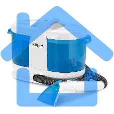 Пылесос моющий Kitfort КТ-5376 170Вт голубой/белый