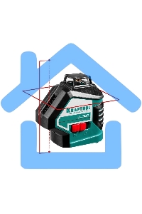 Уровни лазерные KRAFTOOL 34645-4 ''ll360-4'' 360 градусов 20м / 70м детектор