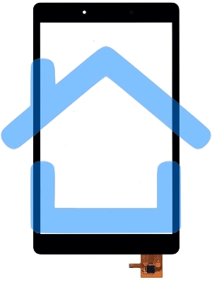 Сенсорное стекло (тачскрин) для Samsung Galaxy Tab A 8.0 Kids Edition SM-T290KID (2019), черное