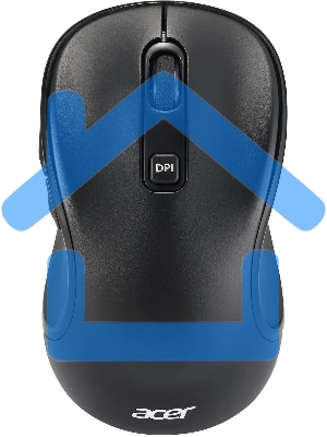 Мышь беспроводная Acer OMR303 черный, 1600 dpi, радиоканал, USB, кнопки - 6