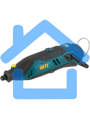 Гравировальная машина FIT DG-130PL, 130 Вт, 10000-35000 об/мин, 2,4/3,2 мм, БС щеток, набор насадок 210 шт., кейс