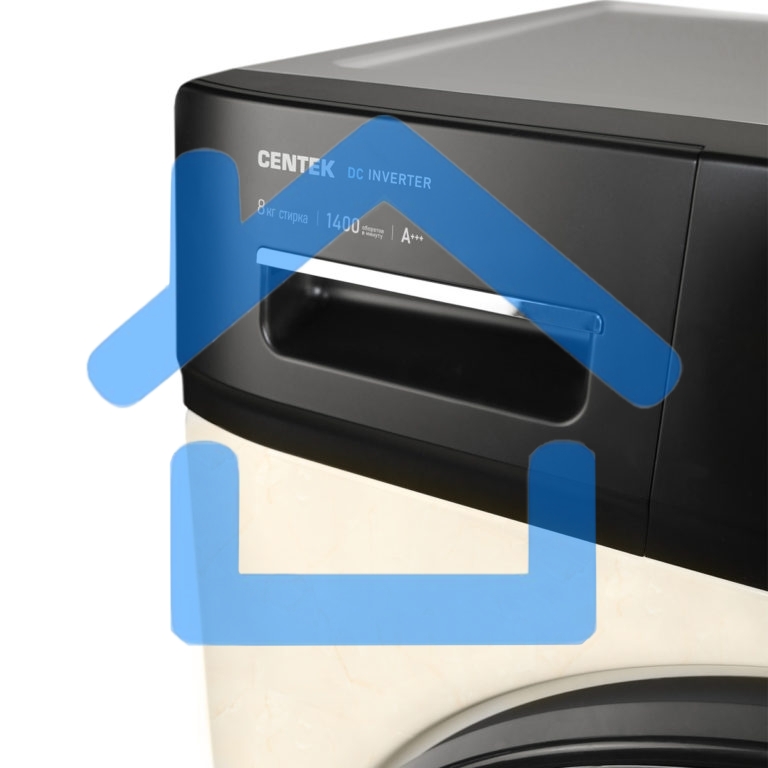 Стиральная машина Centek CT-1959 бежевый, загрузка фронтальная 8 кг, 1400 об/мин., класс: А+++